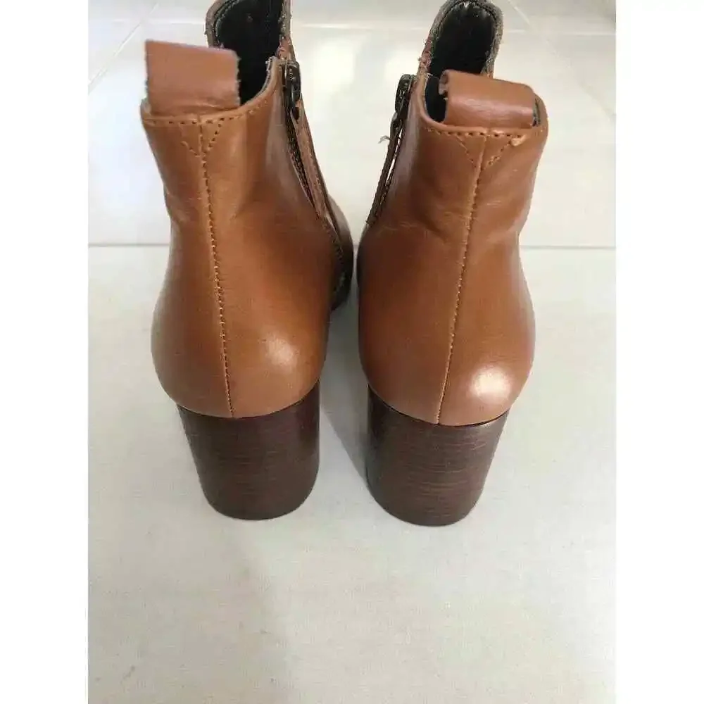 Talbots leather ankle